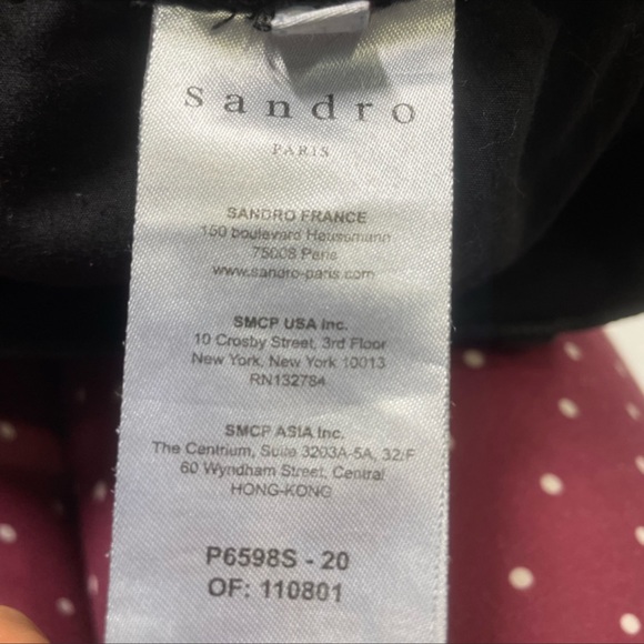 Sandro Paris Etroit Men’s Black Slim Jeans - Picture 10 of 13